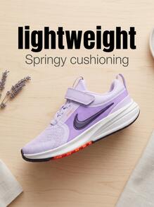 Nike أحذية رياضية للأطفال كلاسيكية ريترو مبطنة للجمنازيوم والتنقل والمكتب HF7005-500 - الأرجواني - مشاهدة 2