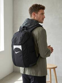Nike Unisex Sturdy Waterproof Durable Travel Sports Shopping Black DV0761-011 - Black/Black/White - View 1