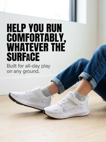 Nike أحذية رياضية للأطفال قابلة للتنفس رياضية استجابية للتدريب والسفر والاستخدام اليومي HQ3267-105 - أبيض - مشاهدة 3
