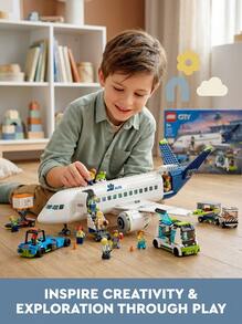 LEGO طائرة ركاب - متعدد الألوان - مشاهدة 2