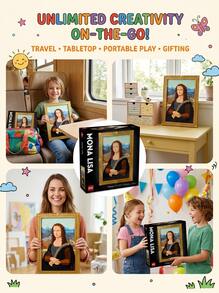 LEGO ART® Mona Lisa ADULTS 31213 - Multicolor - View 5