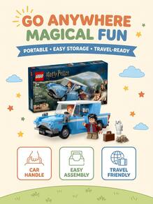 LEGO Harry Potter™ Flying Ford Anglia™ Kids 7Years+ 76424 - Multicolor - View 4