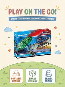 Playmobil Police Parachute Search BOYS FIRST 70569 - Multicolor - View 4