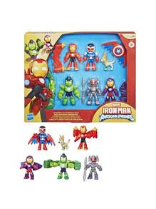 Hasbro مجموعة أصدقاء مارفل أفينجرز آيرون مان المدرعة - متعدد الألوان - مشاهدة 6