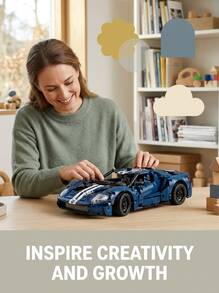 LEGO فورد جي تي 2022 - متعدد الألوان - مشاهدة 2