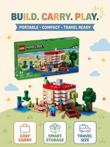 LEGO منزل الأدغال TNT من ماينكرافت® للأطفال 8 سنوات فما فوق 21275 - متعدد الألوان - مشاهدة 4