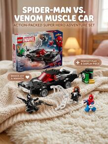 LEGO Marvel Super Heroes™ Spider-Man Vs. Venom Muscle Car BOYS FIRST 76309 - Multicolor - View 3