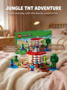 LEGO منزل الأدغال TNT من ماينكرافت® للأطفال 8 سنوات فما فوق 21275 - متعدد الألوان - مشاهدة 3