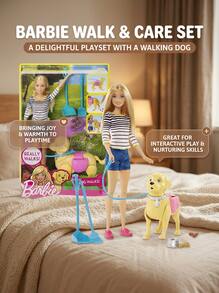 Mattel Barbie Walk And Potty Pup Doll DWJ68 - Multicolor - View 3