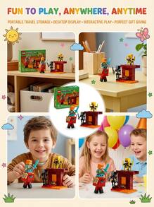 LEGO ماينكرافت® معركة الحمم في العالم السفلي للأطفال 6 سنوات فما فوق 21266 - متعدد الألوان - مشاهدة 5