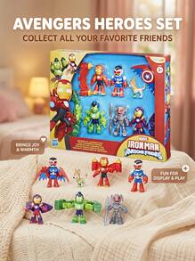 Hasbro مجموعة أصدقاء مارفل أفينجرز آيرون مان المدرعة - متعدد الألوان - مشاهدة 3
