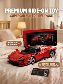 LEGO Technic® Ferrari Daytona SP3 ADULTS 42143 - Multicolor - View 3