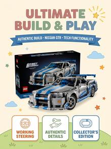 LEGO Technic® 2 Fast 2 Furious Nissan Skyline GT-R (R34) Speedster ADULTS 42210 - Multicolor - View 4