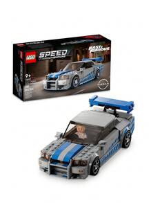 LEGO Speed Champions 2 Fast 2 Furious Nissan Skyline GT-R (R34) Kids 9Years+ 76917 - Multicolor - View 6
