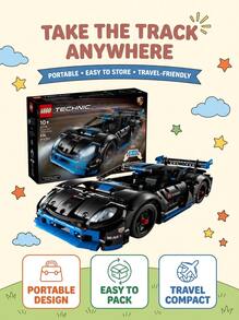 LEGO Technic® Porsche GT4 E-Performance Race Car BOYS FIRST 42176 - Multicolor - View 4