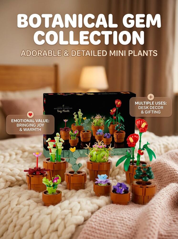 LEGO The Botanical Collection Tiny Plants ADULTS 10329 - Multicolor - View 3