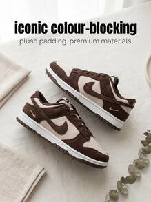 Nike Women Casual Athletic Shoes Versatile Modern Anti-Slip Daily Gym Commuting IO4244-102 - Braun - Visa 2