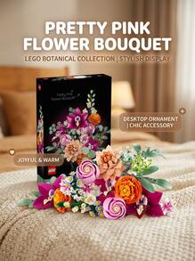 Botanicals Collection Pretty Pink Flower Bouquet Age 18 Years+ 10342 - Multicolor - View 3