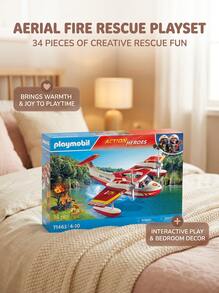 Playmobil Firefighting Seaplane GIRLS FIRST 71463 - Multicolor - View 3