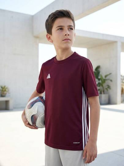 Adidas Tween Boys Shirts Versatile Lightweight Easy To Match Casual Outdoor Travel IB4933