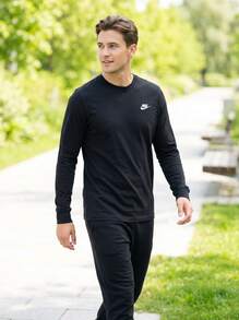 Nike Men Sports Tees & Tanks Breathable Classic Fit Quick-Dry Training Casual Outdoor AR5193-010 - Black - View 3