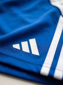 Adidas Tween Boys Shorts Durable Lightweight Versatile Training Casual Running IR9366 - Blue - View 5