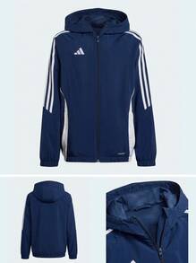 Adidas Tween Boys Sweatshirts Comfortable Versatile Lightweight Home School Gym IM8797 - Dark Blue - View 4
