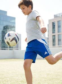 Adidas Tween Boys Shorts Durable Lightweight Versatile Training Casual Running IR9366 - Blue - View 6