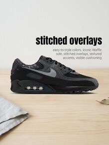Nike Men Casual Athletic Shoes Durable Classic Retro Office Weekend Walking IQ0300-001 - Black - View 2