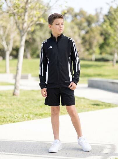 Adidas Tween Boys Sweatshirts Moisture-Wicking Breathable Classic Fit Travel Sports Home IJ9958