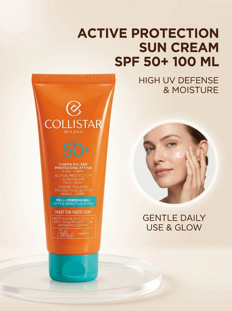 Collistar Active Protection Sun Cream SPF 50+ 100 Ml - White - View 1