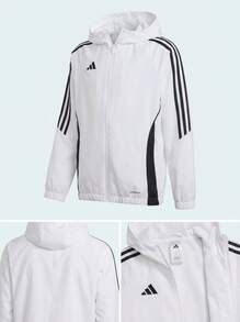 Adidas Tween Boys Sweatshirts Durable Comfortable Versatile Weekend Training Casual IM8799 - White - View 4