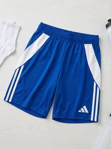 Adidas Tween Boys Shorts Durable Lightweight Versatile Training Casual Running IR9366 - Blue - View 2