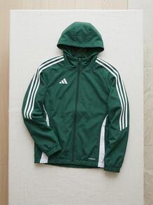 Adidas كنزات رياضية للأولاد المراهقين صديقة للبشرة مرنة وناعمة للمنزل والمدرسة IM8796 - أخضر - مشاهدة 2