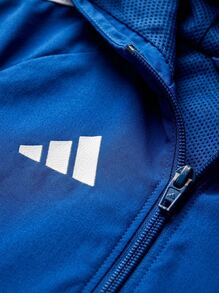 Adidas بلوزات رياضية للأولاد المراهقين خفيفة الوزن سهلة التنسيق ماصة للرطوبة للمنزل والمدرسة والصالة الرياضية IM8794 - رمادي - مشاهدة 6