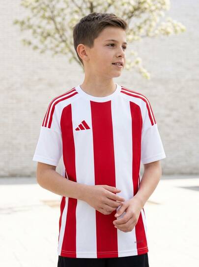 Adidas Young Boys T-Shirts Skin-Friendly Stretchy Soft Outdoor Travel Sports IW2133
