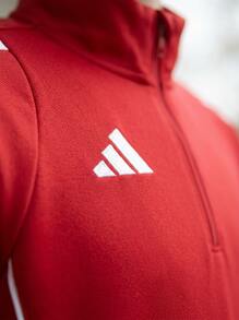 Adidas Tween Boys Sweatshirts Quick-Dry Skin-Friendly Stretchy School Gym Daily IR9361 - Röd - Visa 4