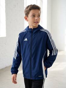 Adidas Tween Boys Sweatshirts Comfortable Versatile Lightweight Home School Gym IM8797 - Dark Blue - View 1