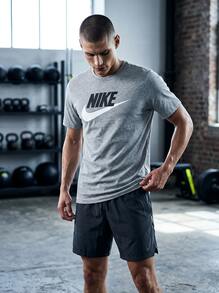 Nike Men Sports Tees & Tanks Durable Comfortable Versatile Gym Daily Weekend AR5004-063 - Dark Grey - View 3