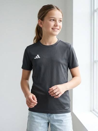 Adidas Tween Girls T-Shirts Quick-Dry Skin-Friendly Stretchy Casual Outdoor Travel IT5054