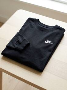 Nike Men Sports Tees & Tanks Breathable Classic Fit Quick-Dry Training Casual Outdoor AR5193-010 - Black - View 2