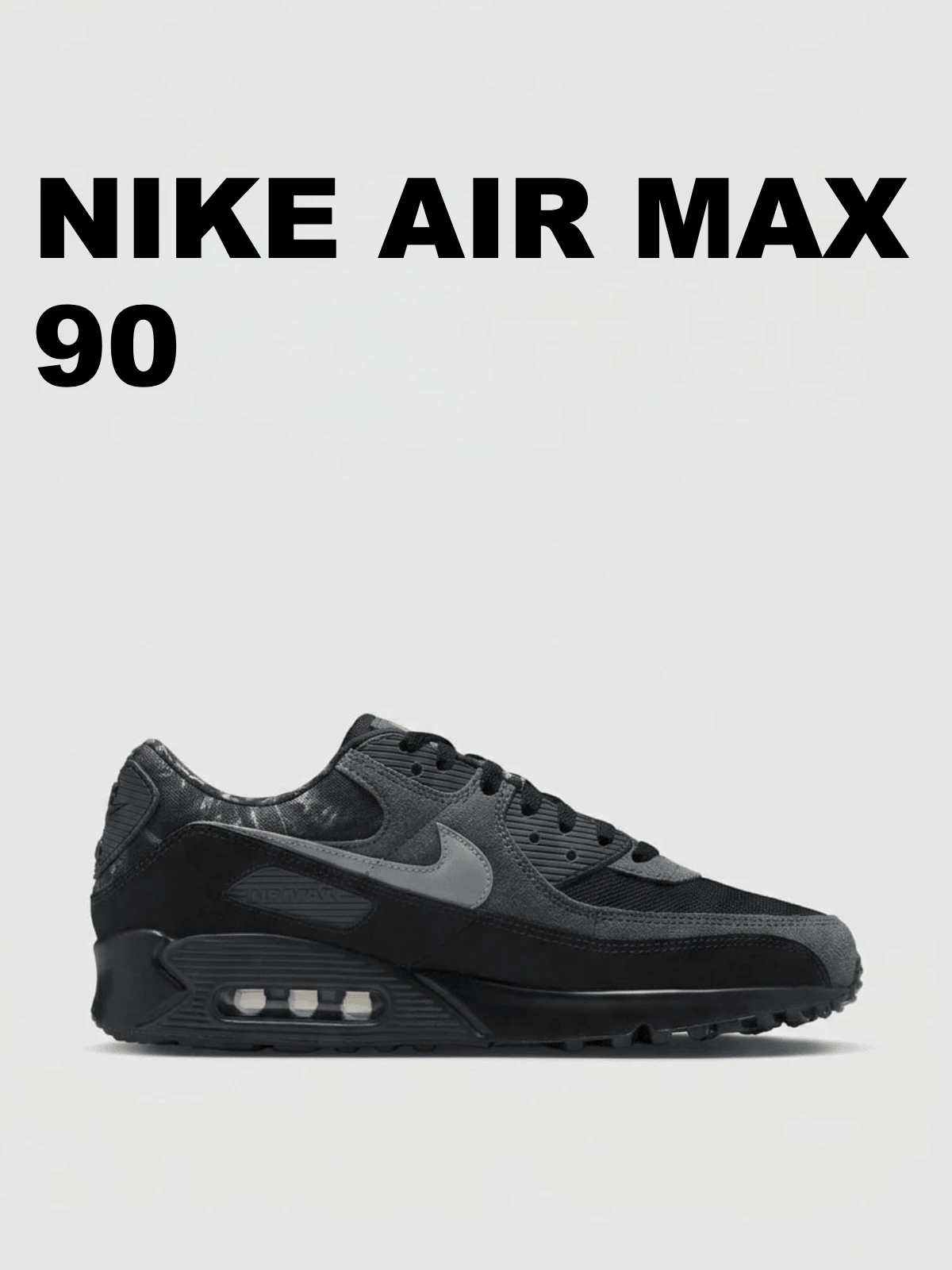 Nike Men Casual Athletic Shoes Durable Classic Retro Office Weekend Walking IQ0300-001 - Black - View 1