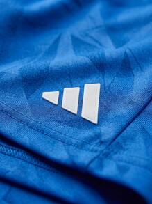 Adidas Tween Boys Shorts Breathable Soft Quick-Dry Casual Running Beach JN7174 - Blue - View 4