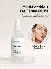 The Ordinary سيروم متعدد الببتيد + حمض الهيالورونيك من ذا اورديناري، 60 مل - أبيض/رائحة - مشاهدة 1