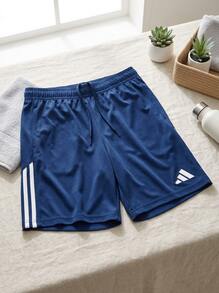 Adidas Tween Boys Shorts Moisture-Wicking Durable Lightweight Running Beach Sports JN7173 - Navy Blue - View 2