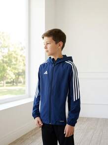 Adidas Tween Boys Sweatshirts Comfortable Versatile Lightweight Home School Gym IM8797 - Dark Blue - View 5