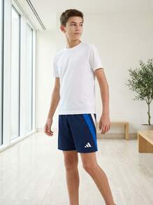Adidas Tween Boys Shorts Breathable Soft Quick-Dry Beach Sports Weekend IK5725 - Dark Blue - Visa 6