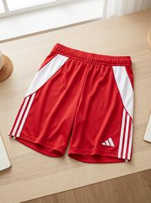 Adidas Tween Boys Shorts Quick-Dry Moisture-Wicking Durable Gym Daily Outdoor IR9367 - Red - View 2