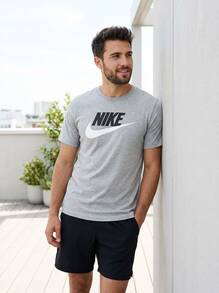 Nike Men Sports Tees & Tanks Durable Comfortable Versatile Gym Daily Weekend AR5004-063 - Dark Grey - View 1