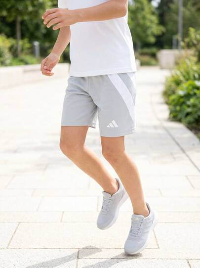 Adidas Tween Boys Shorts Moisture-Wicking Durable Lightweight Weekend Summer Gym IK5775